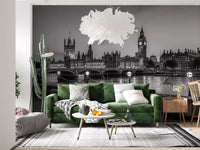 Westminster Riverside Twilight Wall Mural