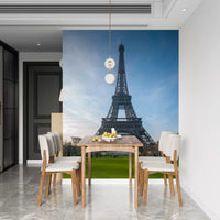 Iconic Paris Landmark Iron Lattice Wall Mural