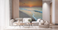 Golden Hour Coastal Hour Wall Mural