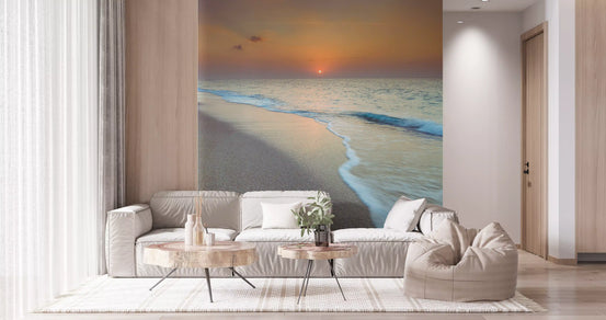 Golden Hour Coastal Hour Wall Mural