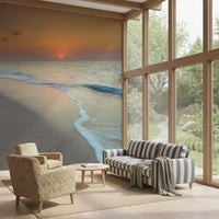 Golden Hour Coastal Hour Wall Mural