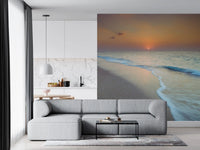 Golden Hour Coastal Hour Wall Mural