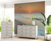 Golden Hour Coastal Hour Wall Mural