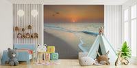 Golden Hour Coastal Hour Wall Mural