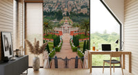 Symmetrical Mediterranean Terrace Wall Mural