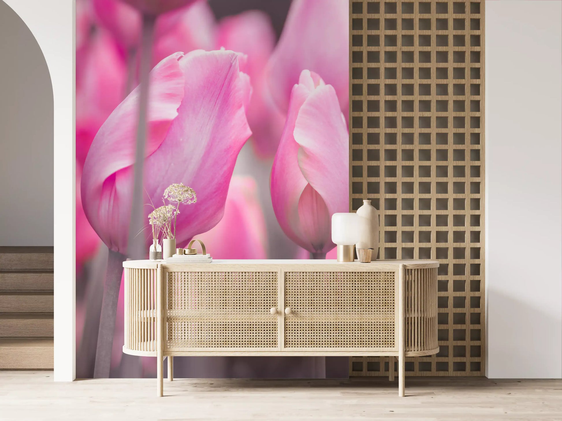 Spring Tulip Macro Study Wall Mural