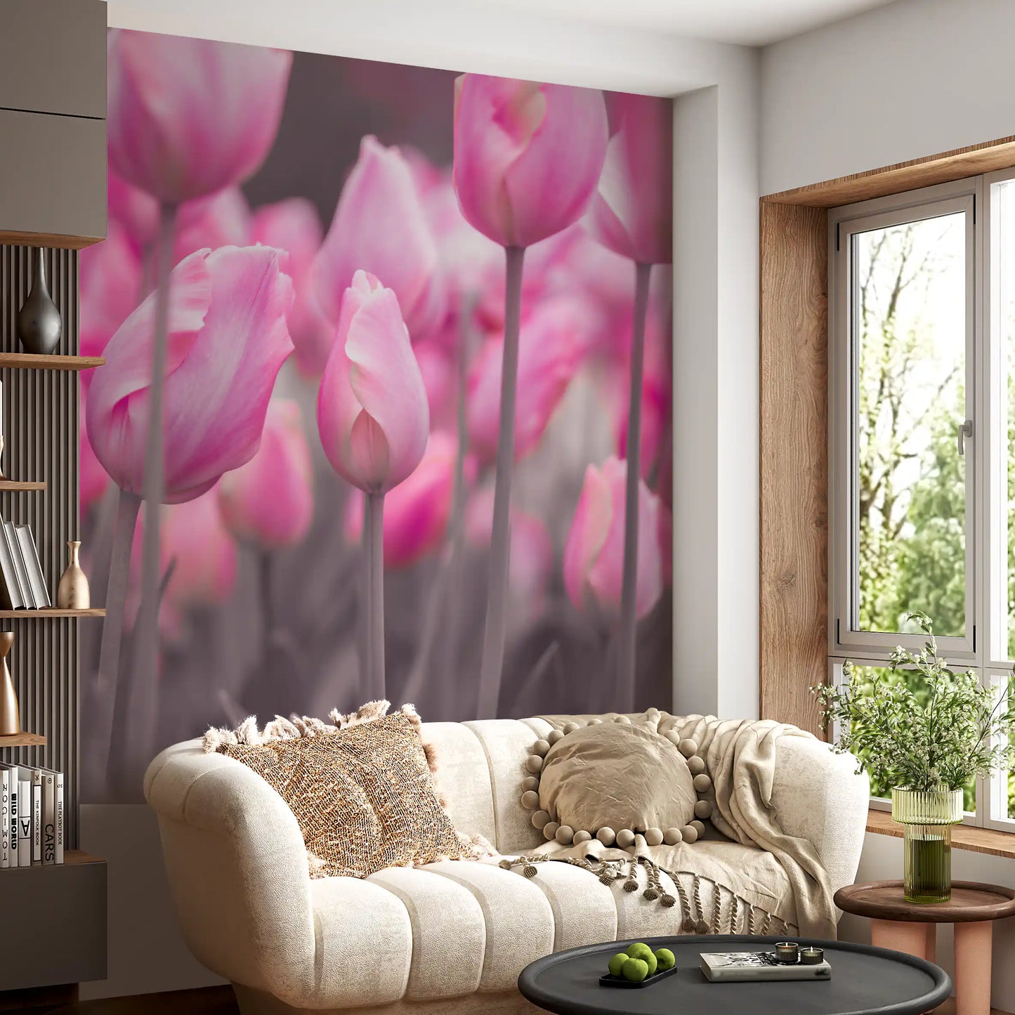 Spring Tulip Macro Study Wall Mural