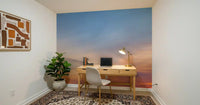 Amber Dusk Atmospheric Sky Wall Mural