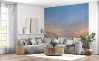 Amber Dusk Atmospheric Sky Wall Mural