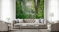 Enchanted Woodland Stream Path Wall Mural