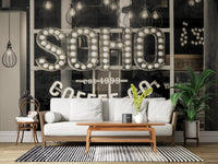 Metropolitan Coffee House Marquee Wall Mural