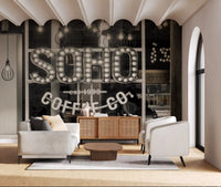 Metropolitan Coffee House Marquee Wall Mural