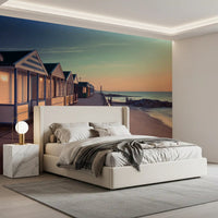Sunrise Promenade View Wall Mural