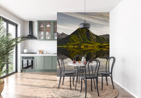 Glacial Lake and Mountain Vista Wall Mural
