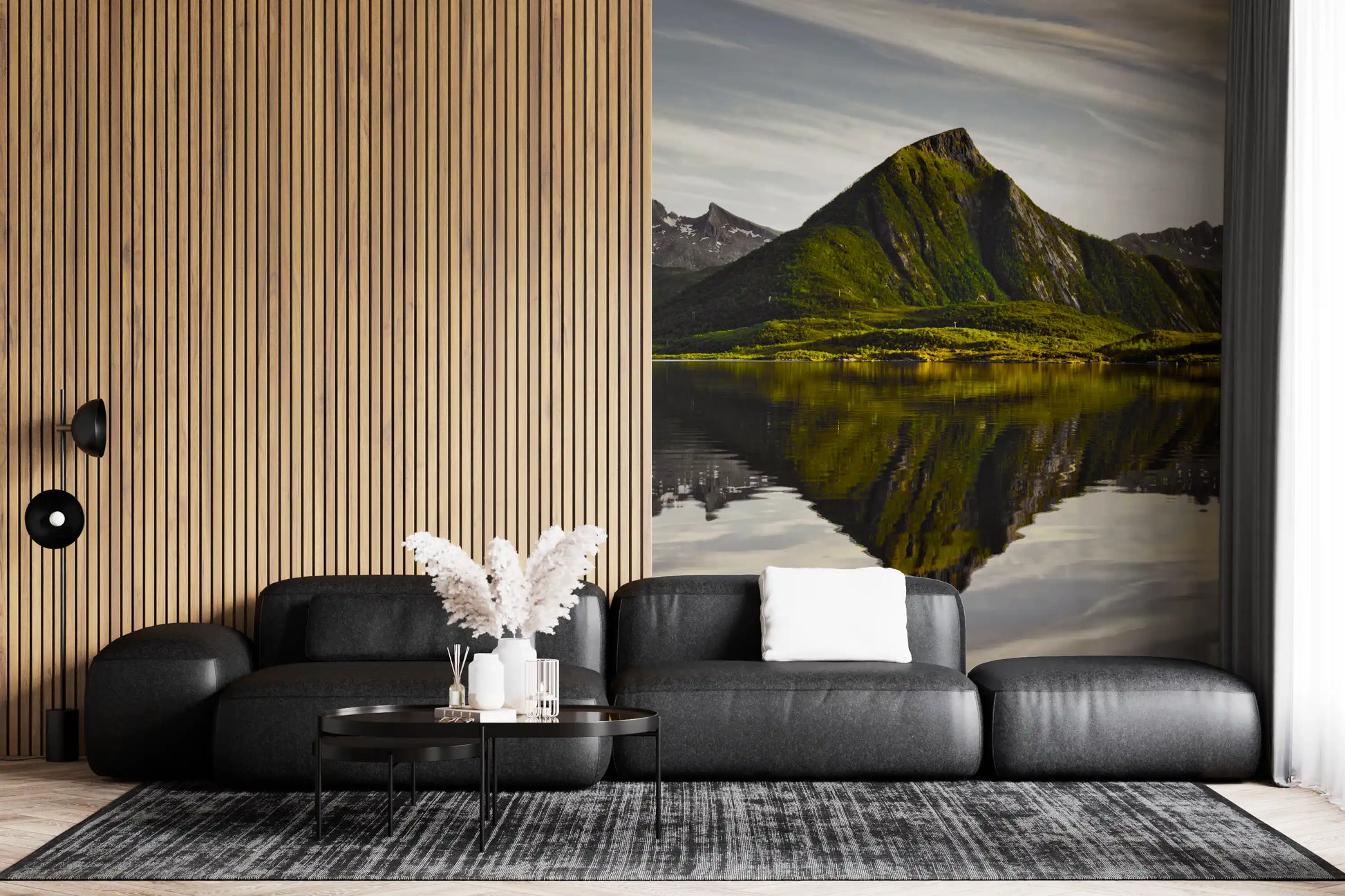 Glacial Lake and Mountain Vista Wall Mural