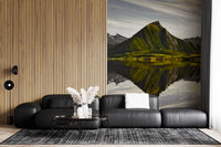 Glacial Lake and Mountain Vista Wall Mural