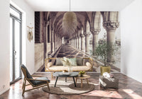 Grand Italian Stone Archway Wall Mural