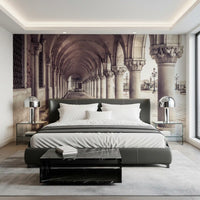 Grand Italian Stone Archway Wall Mural