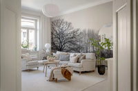 Misty Meadow Morning Wall Mural