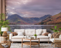 Serene Mountain Wilderness Scenery Wall Mural
