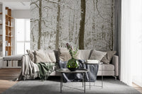 Frosty Woodland Whispers Wall Mural