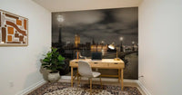 Westminster Evening Riverside Vista Wall Mural