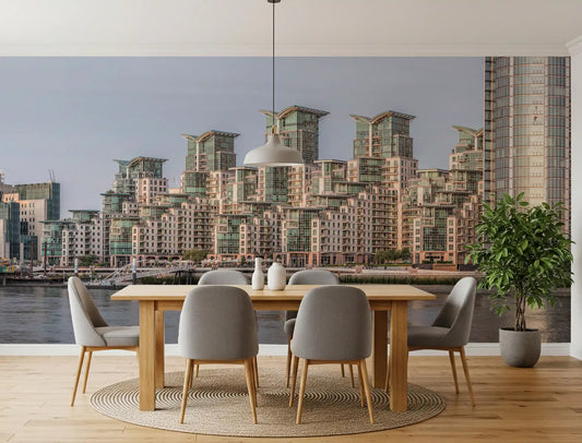 Metropolitan Waterfront Vista Wall Mural