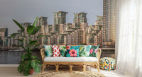 Metropolitan Waterfront Vista Wall Mural