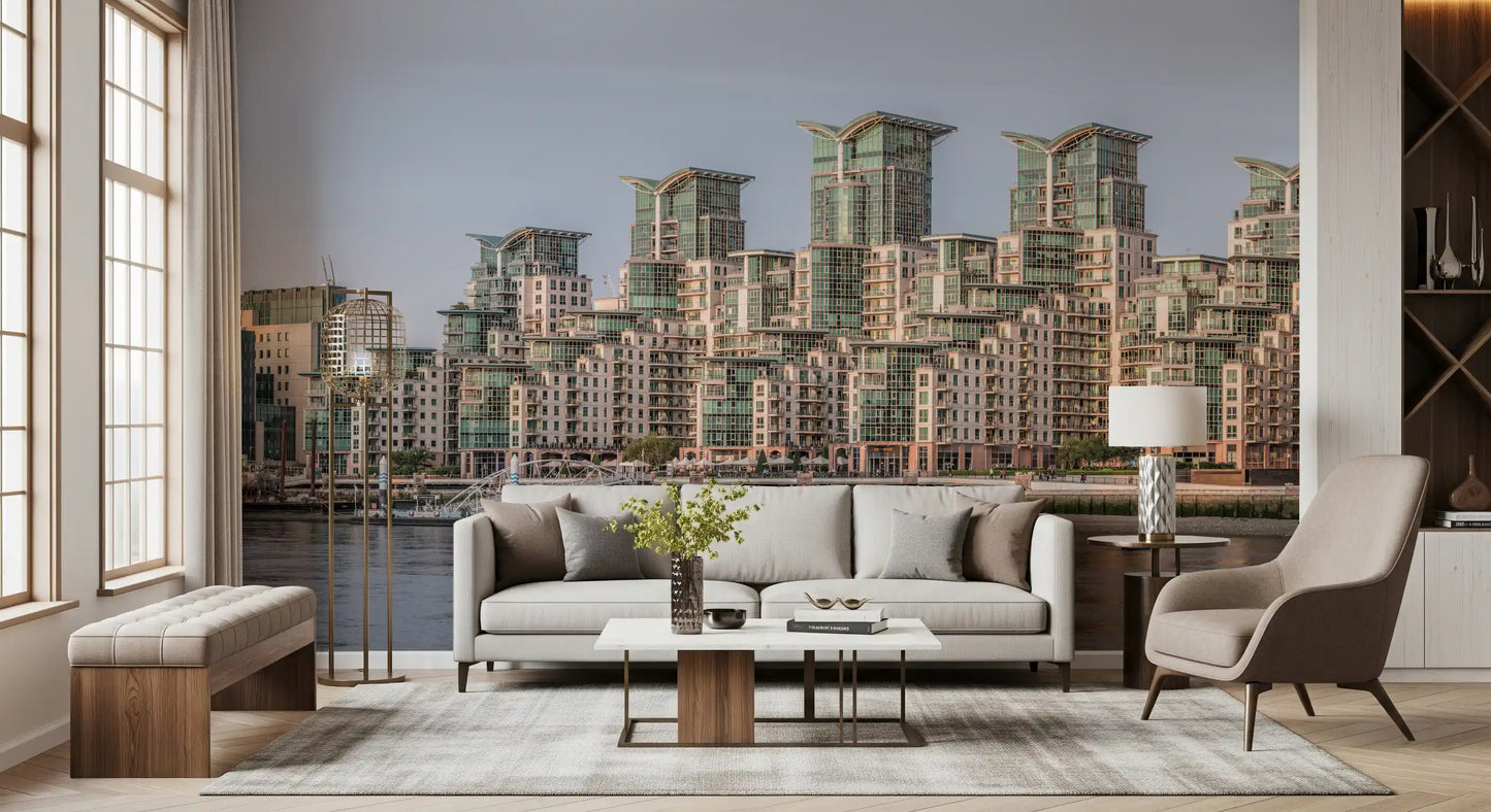 Metropolitan Waterfront Vista Wall Mural