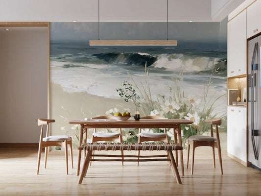 Coastal Meadow Breeze Wall Mural