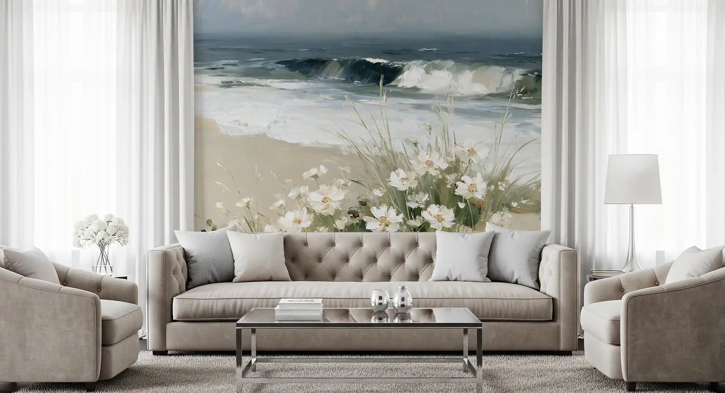 Coastal Meadow Breeze Wall Mural