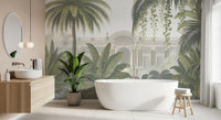 Neoclassical Tropical Garden Retreat Wall Mural