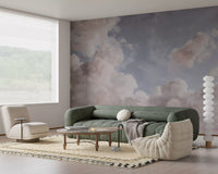 Ethereal Drift Painted Sky Wall Mural