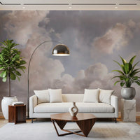 Ethereal Drift Painted Sky Wall Mural