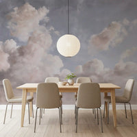 Ethereal Drift Painted Sky Wall Mural