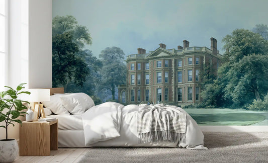 Stately Country Manor Estate Wall Mural