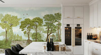 Enchanted Woodland Deer Sanctuary Wall Mural
