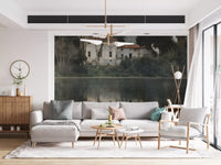 Aged European Estate Reflections Wall Mural