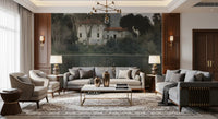 Aged European Estate Reflections Wall Mural
