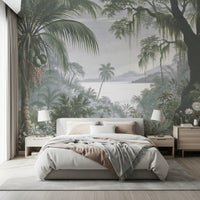 Enchanted Lush Jungle Horizon Wall Mural