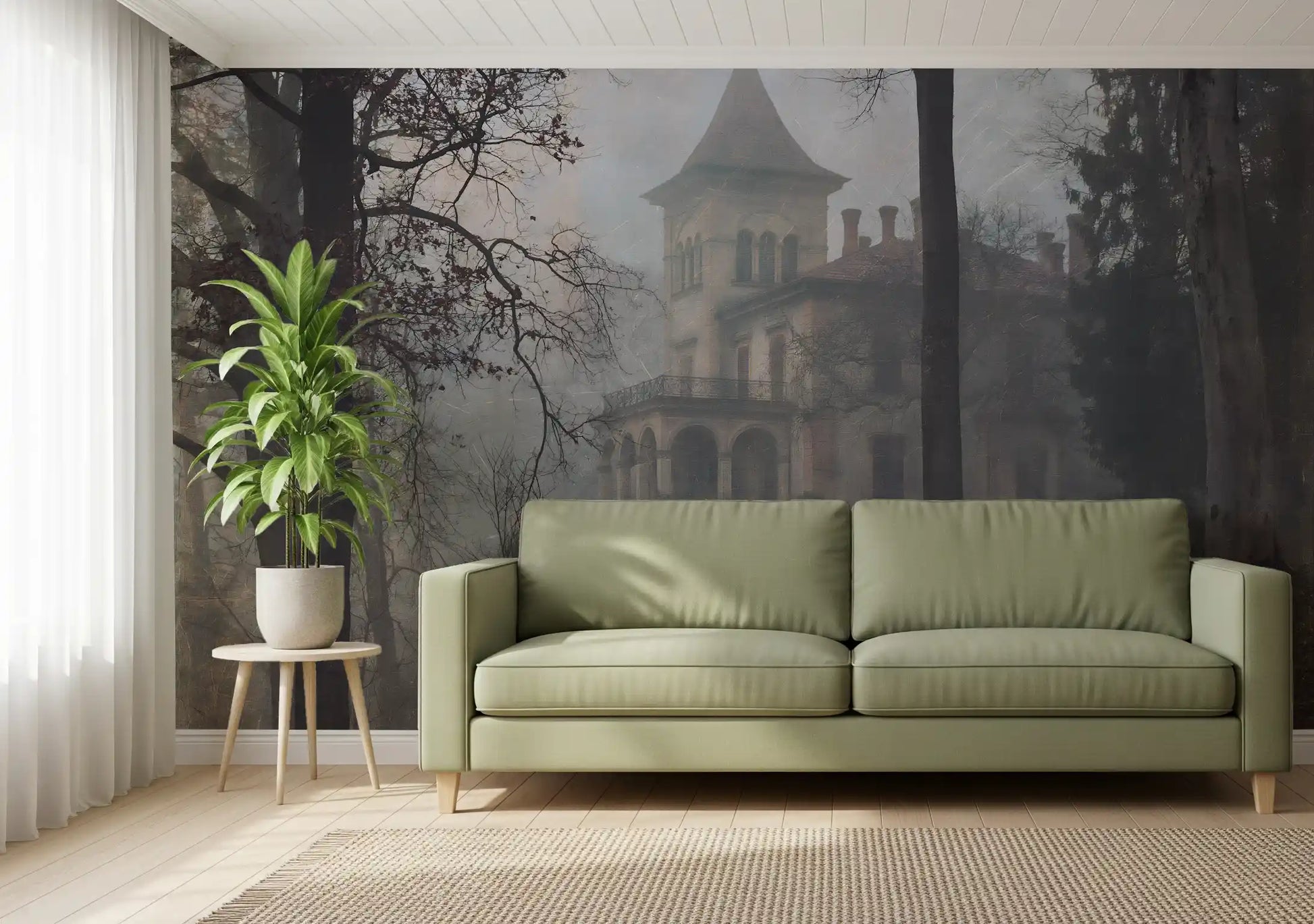 Enchanted Forest Estate Retreat Wall Mural