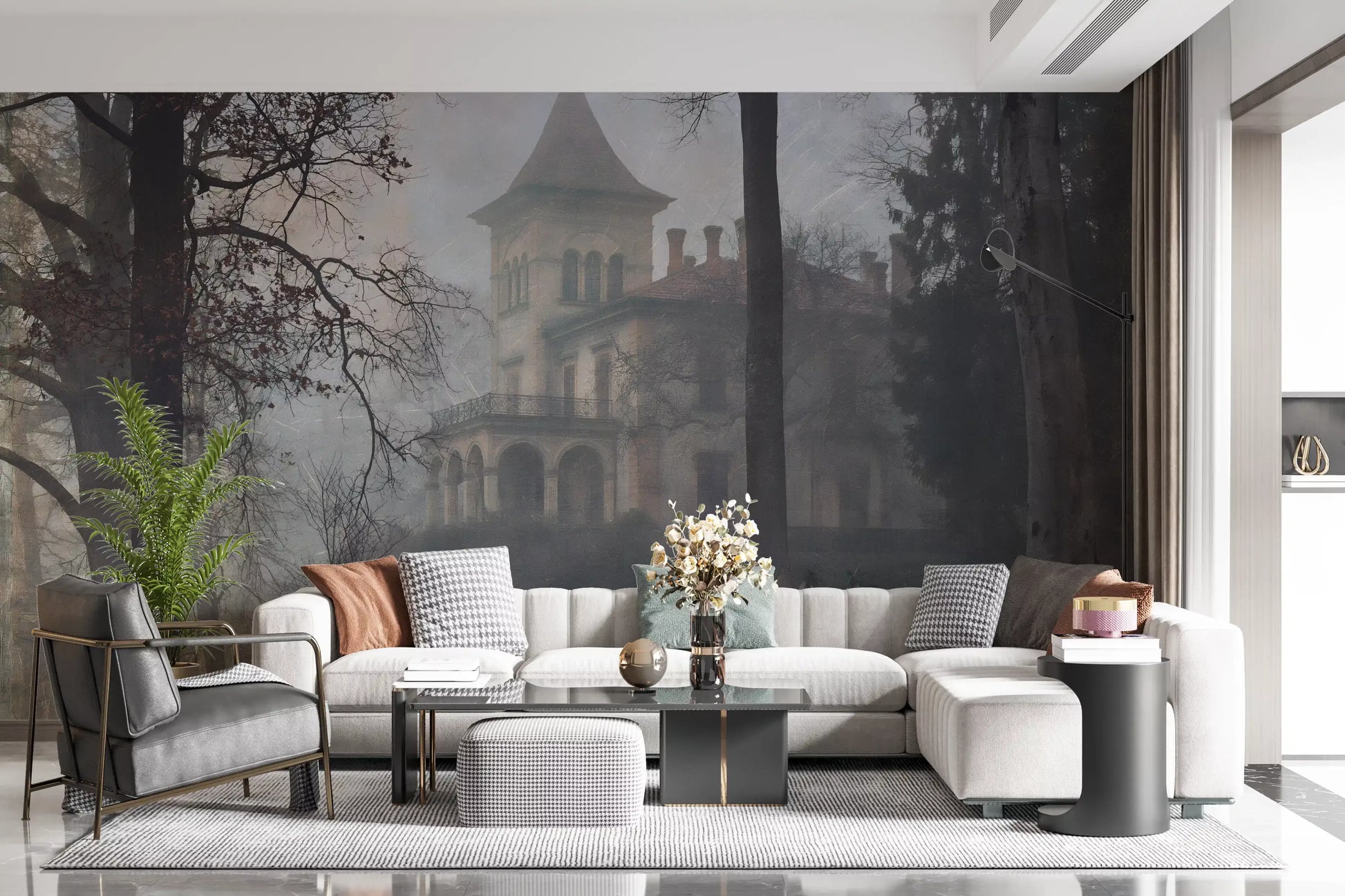 Enchanted Forest Estate Retreat Wall Mural