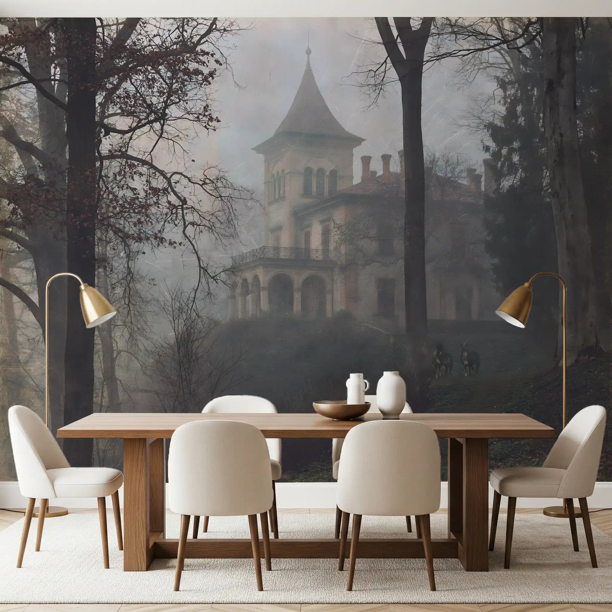 Enchanted Forest Estate Retreat Wall Mural
