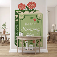 Book Lover Reading Era Wall Mural