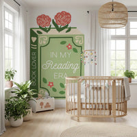 Book Lover Reading Era Wall Mural