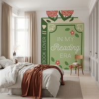 Book Lover Reading Era Wall Mural