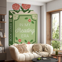 Book Lover Reading Era Wall Mural