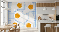 Fried Egg Breakfast Wall Mural