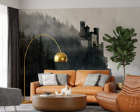 Enigmatic Stone Citadel Wall Mural