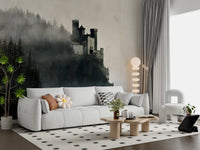 Enigmatic Stone Citadel Wall Mural